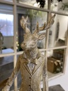 Hirschfigur groß "Mann im Anzug"