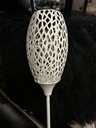 Stabbeleuchtung solar (Oval mit Muster)