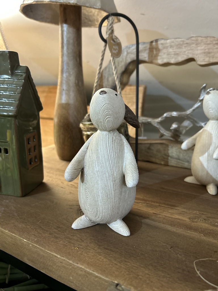 Hase Holzoptik (stehend)