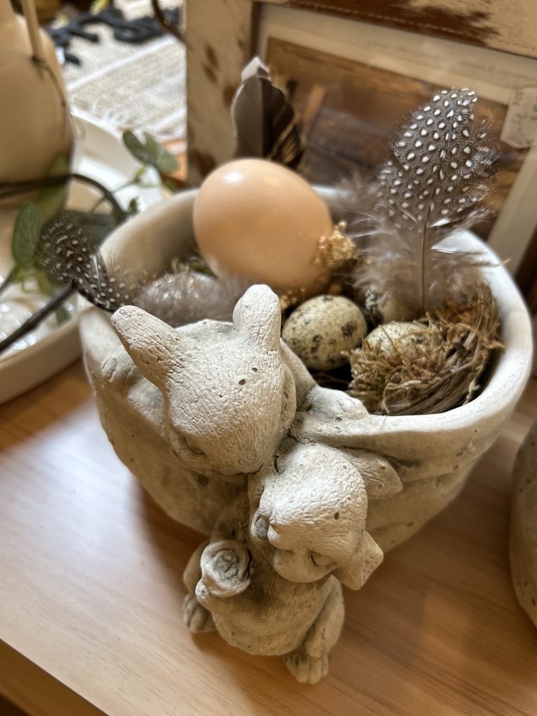 Hasentopf grau klein