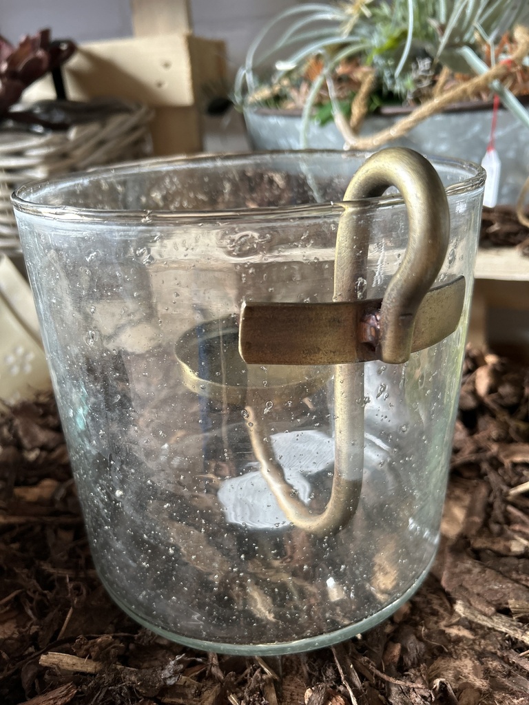 Teelichthalter Glas