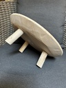 Holztablett (mit Fuß)
