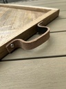 Holz-Tablett XL, natur/rustikal