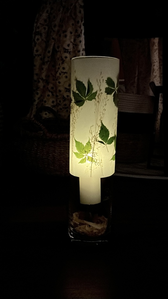 Dekorations-Set, Windlicht für Trockenblumen