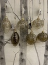 Weihnachtskugel Glas