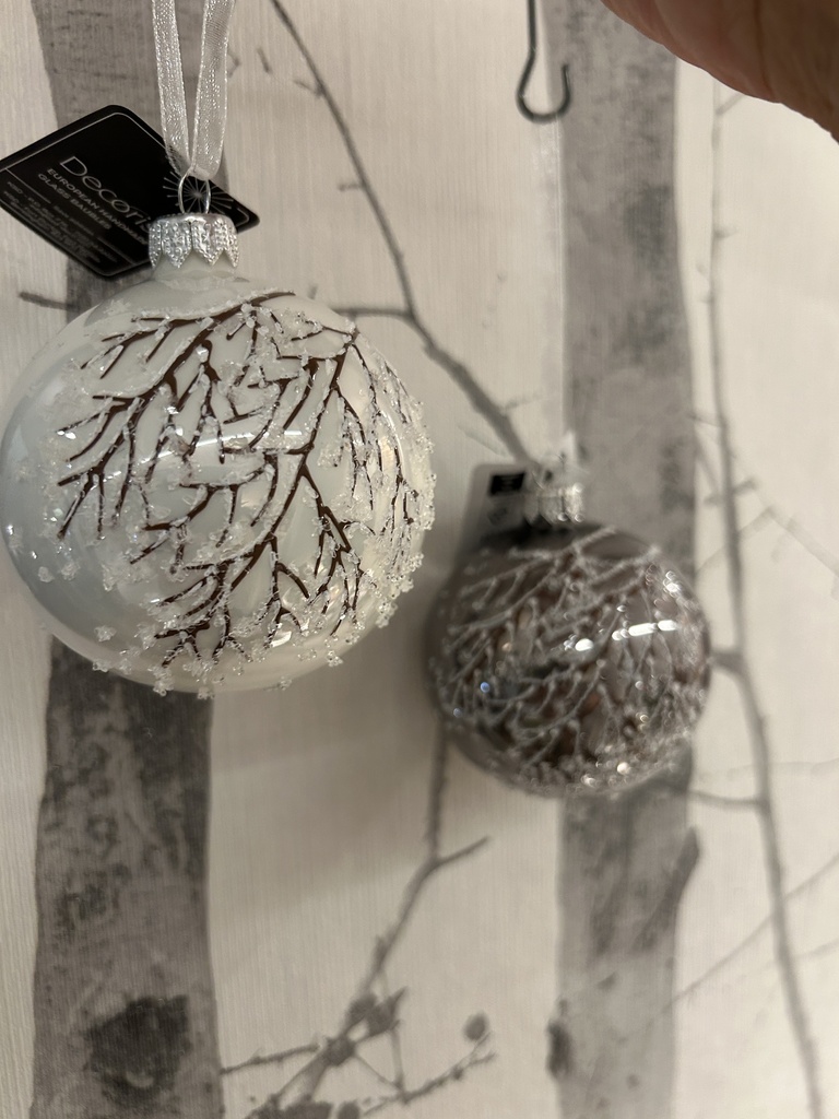 Weihnachtskugel Winterwald
