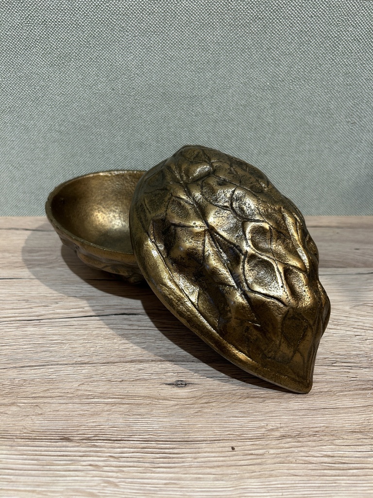 Walnussobjekt antik gold