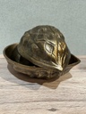 Walnussobjekt antik gold