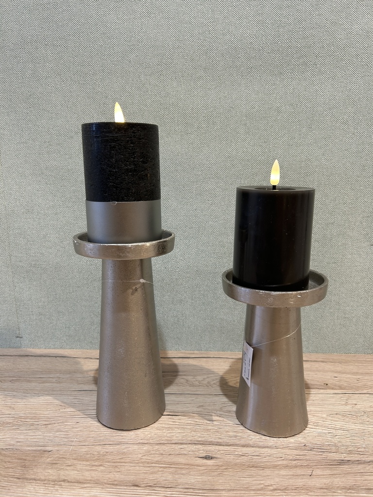 Kerzenständer Metall silber