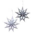 Filzstern dunkelgrau