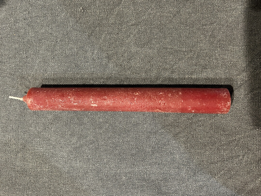 Stabkerze rot