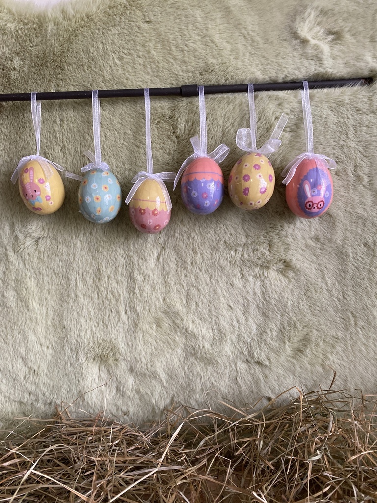 Ostereier 8er Set bunt