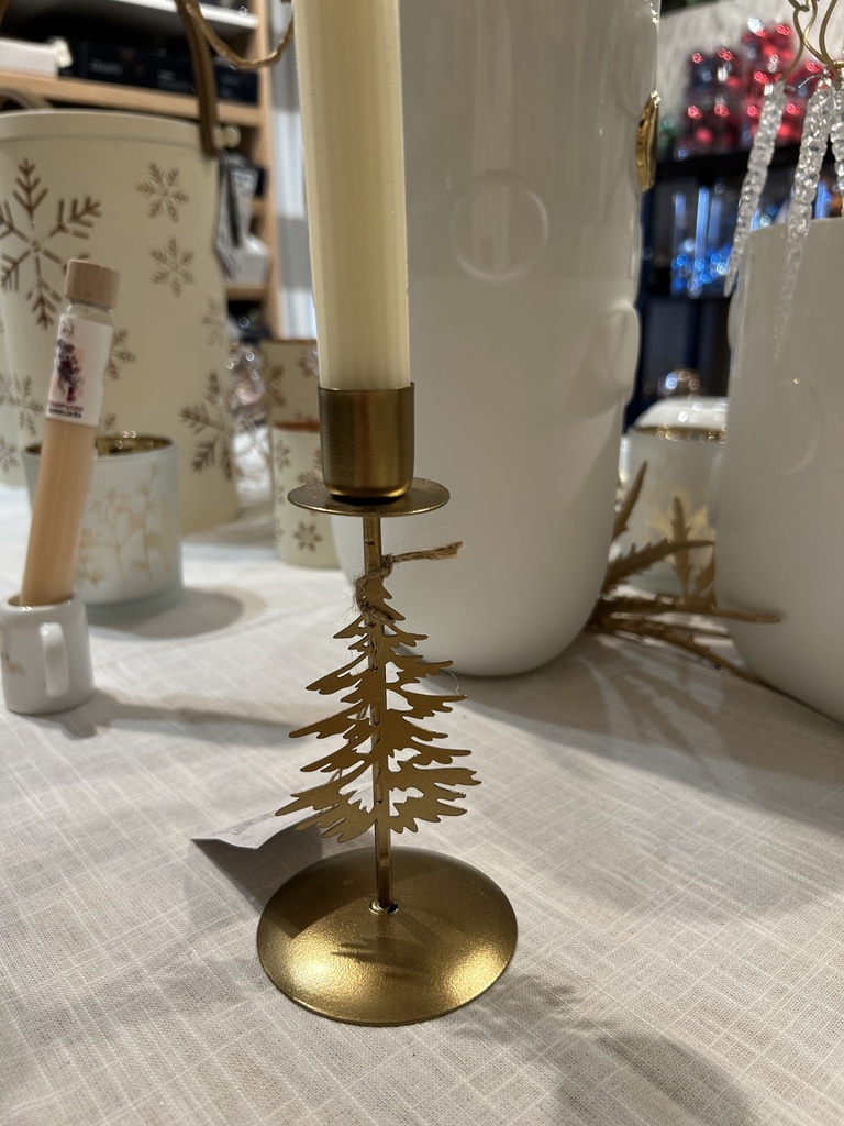 Kerzenhalter-Tanne (gold)