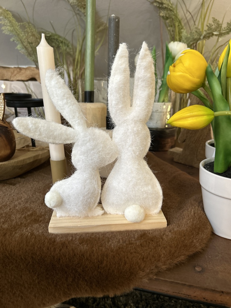 Stoff Hasenpaar "Kisses"