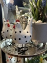 Huhn schwarz/weiß
