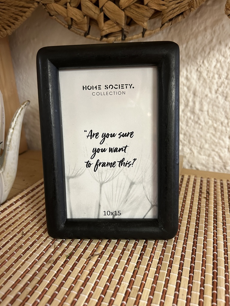 Bilderrahmen "Amelie" schwarz