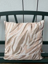 Outdoorkissen apricot-braun gemustert 45x45 cm