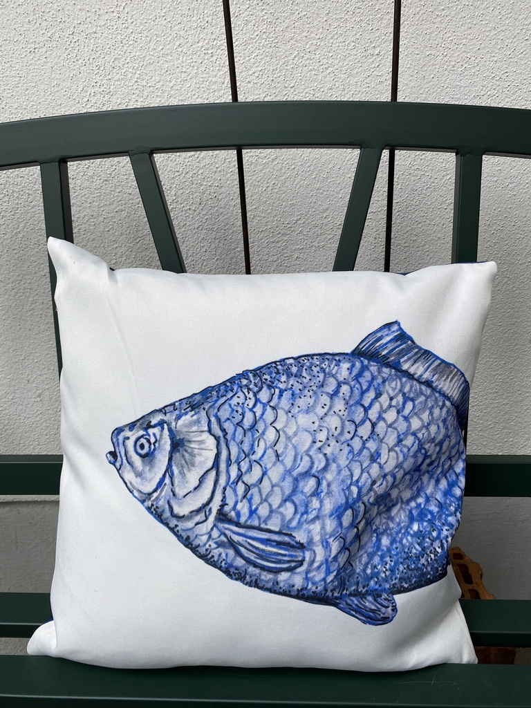 Kissen mit Fischmotiv