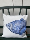 Kissen mit Fischmotiv