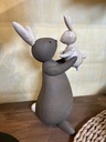 Hasenfigur (Mutter mit Kind)
