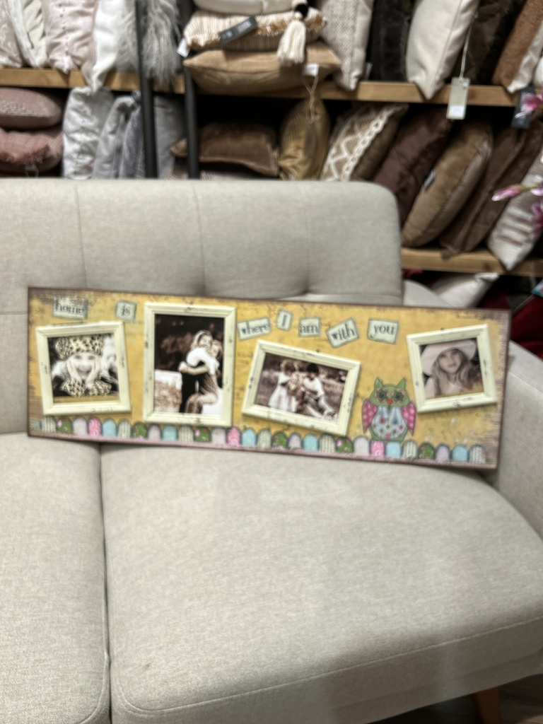 Bilderrahmen Shabby Look Eule (groß)