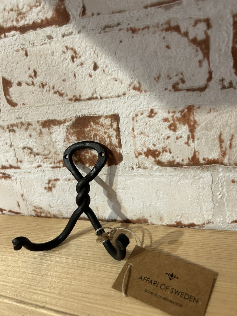 Wand-Haken, schwarz
