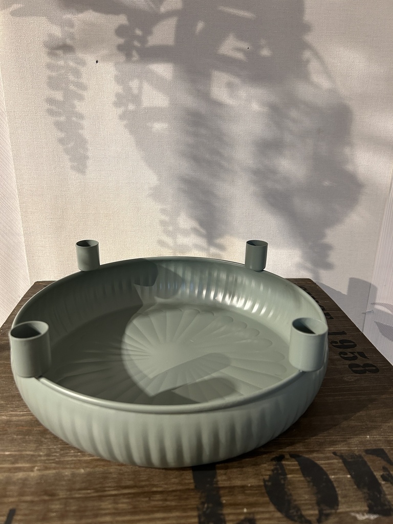 Kerzenhaltertablett rund