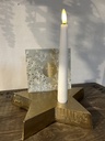 Kerzen- und Kartenhalter Stern