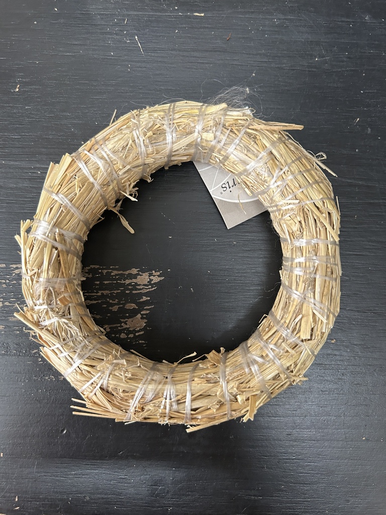 Strohkranz klein, natur