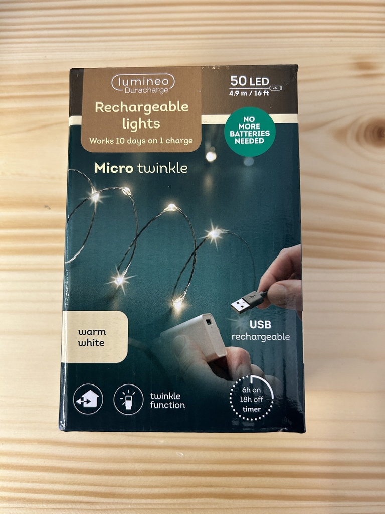 Lichterkette aufladbar