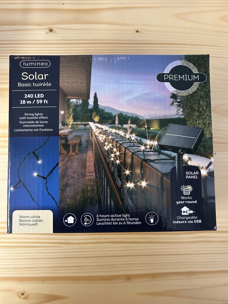 Lichterkette mit Funktion, Solar