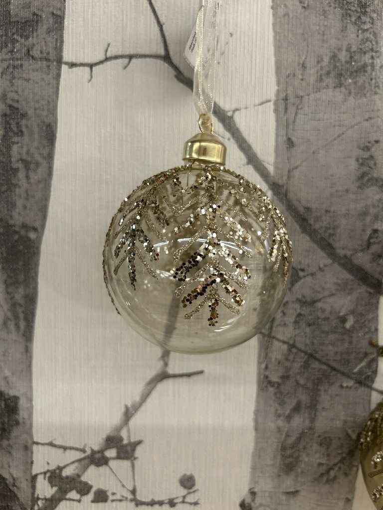 Weihnachtskugel Glas