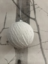 Weihnachtskugel Schneeball