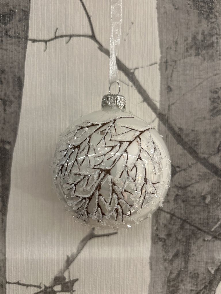 Weihnachtskugel Winterwald