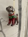 Weihnachtsanhänger Pudel