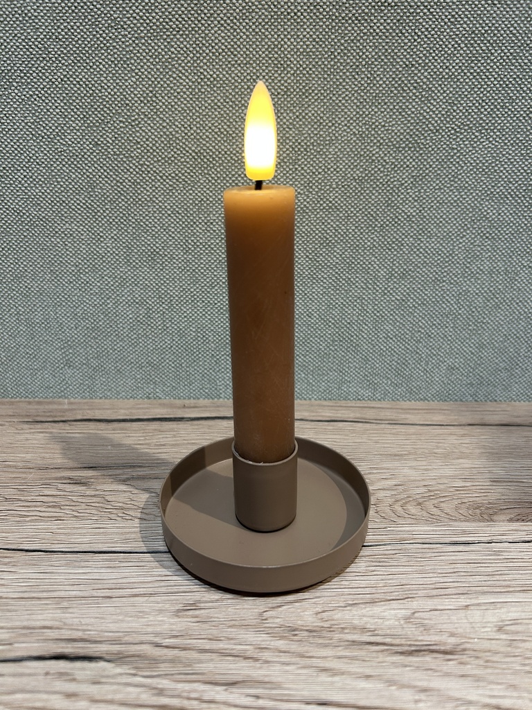 Kerzenhalter Metall rund