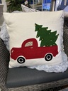 Weihnachtskissen Driving Home for Christmas