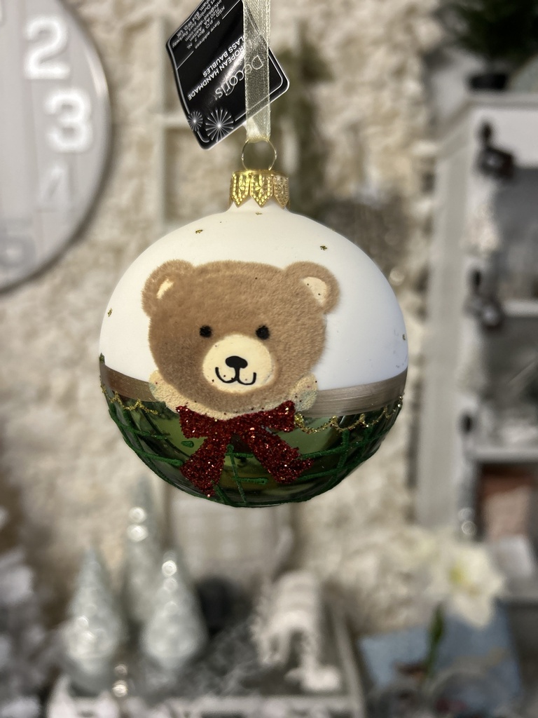 Weihnachtskugel Teddybär