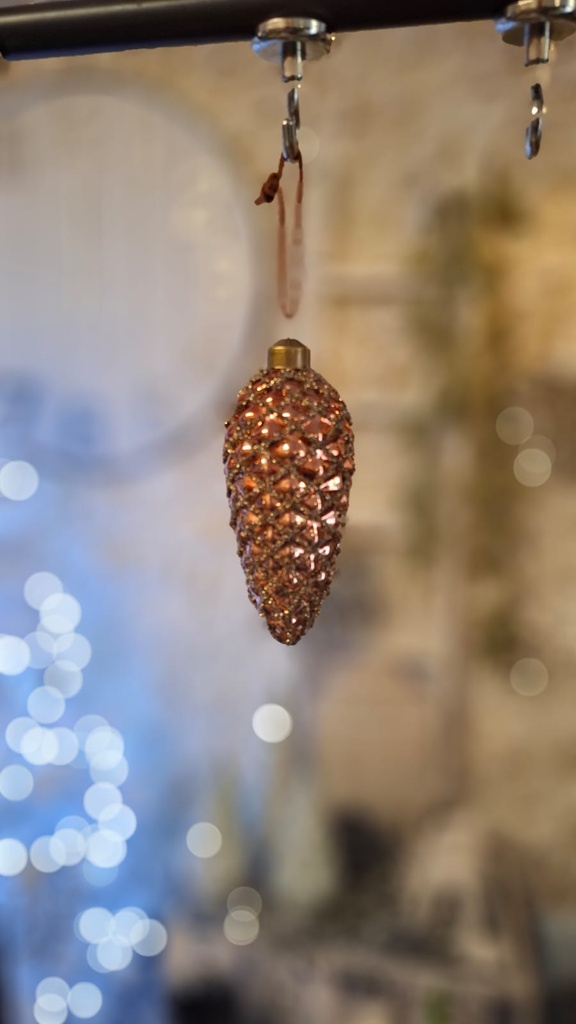 Weihnachtskugel Zapfen