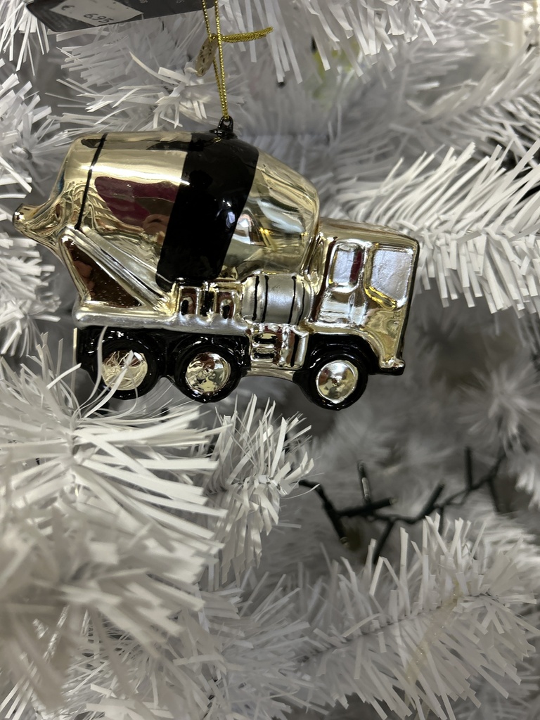 Weihnachtsanhänger Betonmischer
