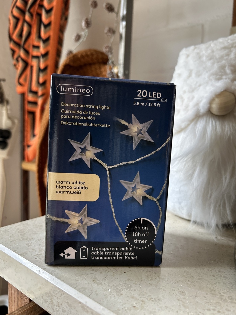Lichterkette Sterne 20 LED