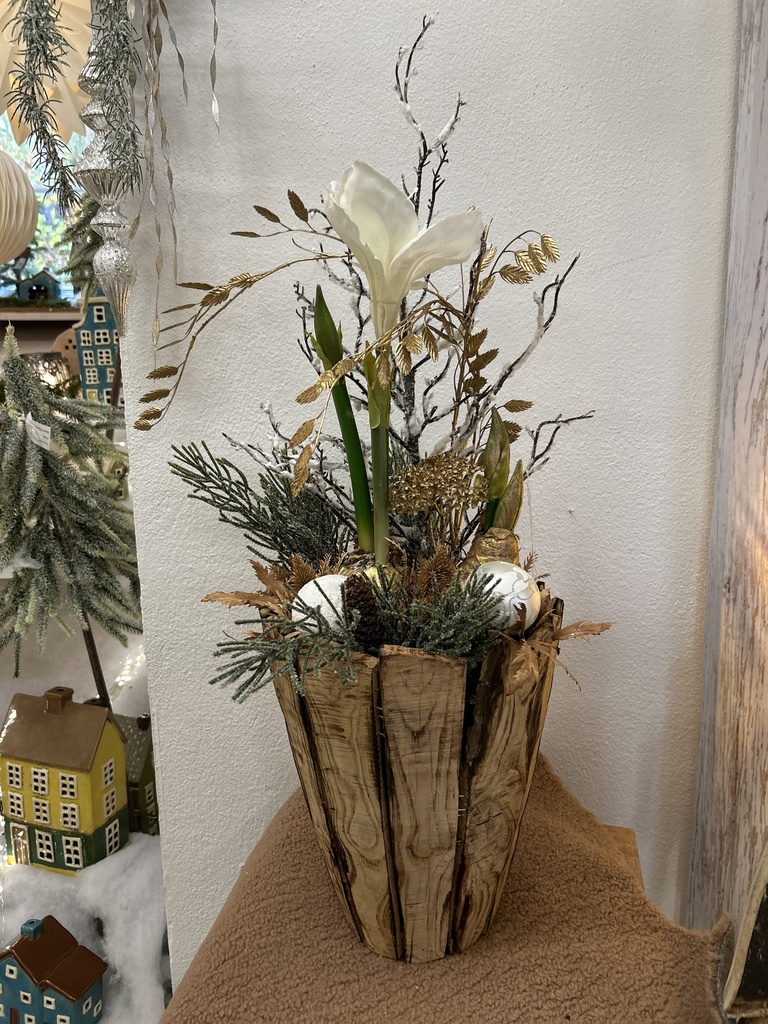 Weihnachtsgesteck Amaryllis