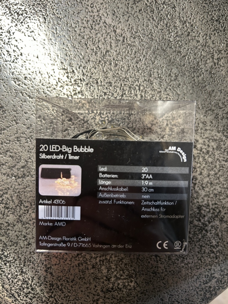 Indoor Lichterkette 20 LED