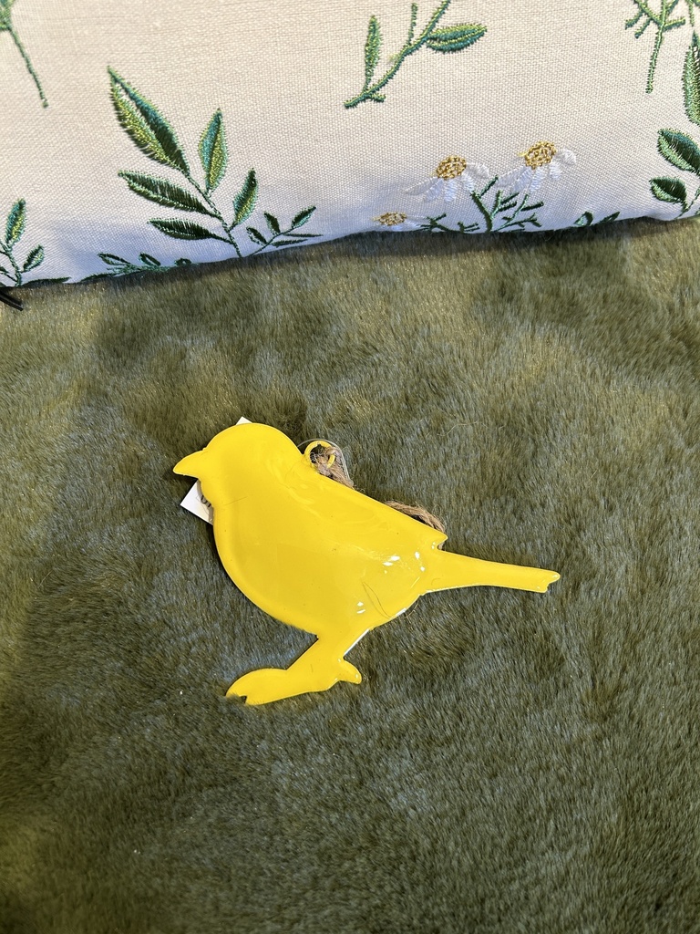 Metallvogel zum Hängen "groß"