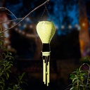 Solar Hängelampe mit Windspiel Länge 56cm