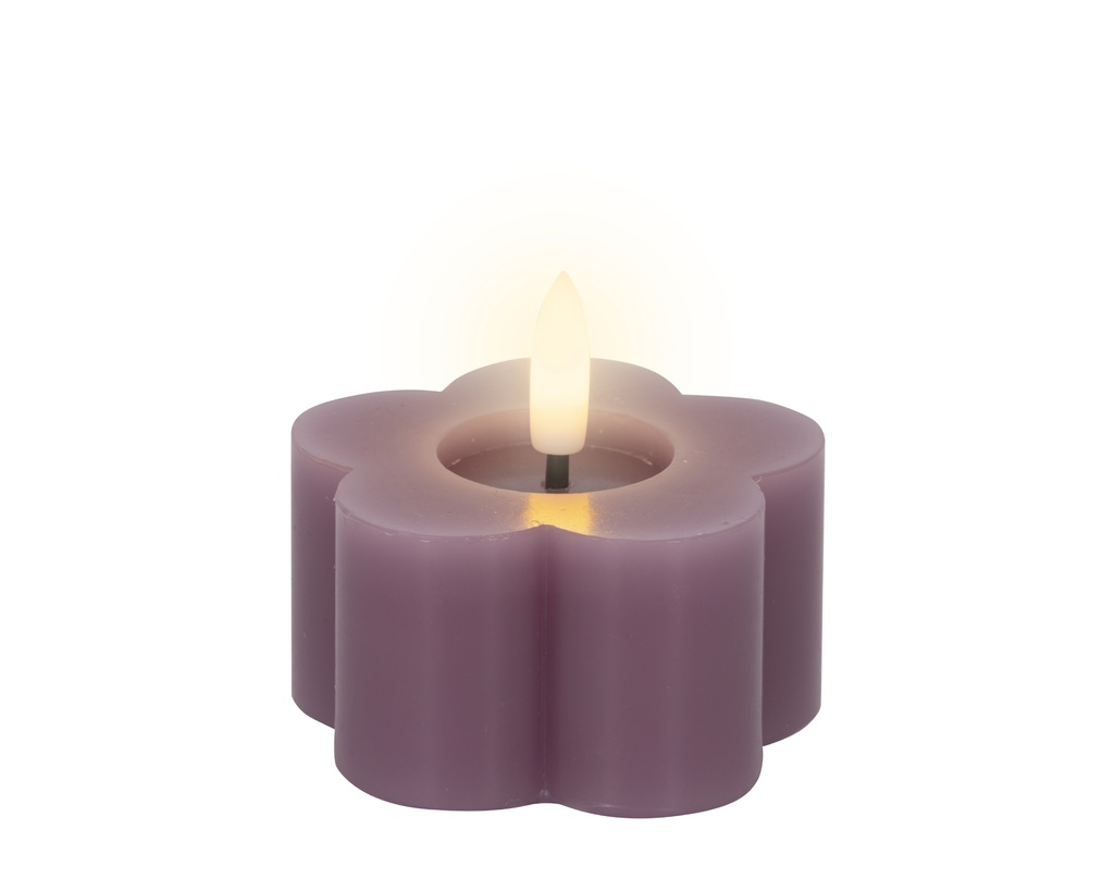 LED Wachskerze mit Flammeneffekt