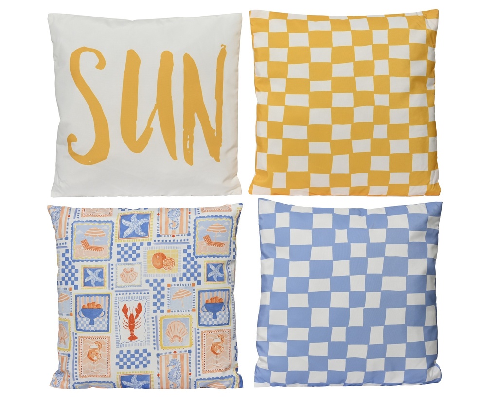 Outdoorkissen Mix 45x45 cm