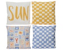 Outdoorkissen Mix 45x45 cm