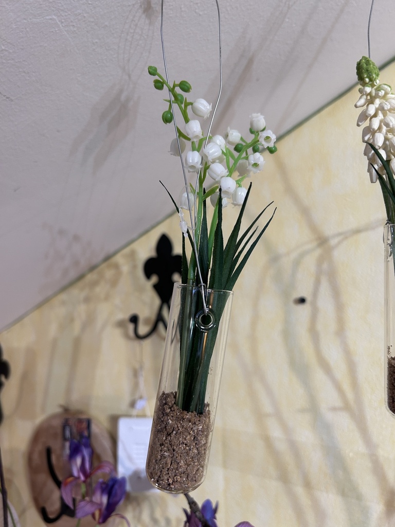 Frühlingsblüher im Reagenzglas-Design