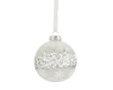 Weihnachtskugel Winterweiß